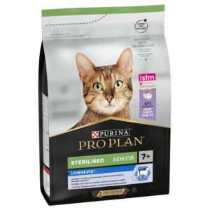 PRO PLAN Sterilised Senior Adult 7+ riche en dinde 1.5kg