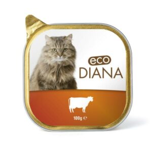 ECO DIANA - BARQUETTE CHAT AU BOEUF 100G