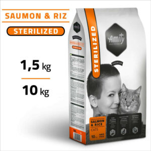 AMITY PREMIUM CAT - STERILISED Saumon 10kg