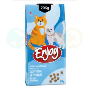 Enjoy Kibbles for Cats with Salmon 20kg