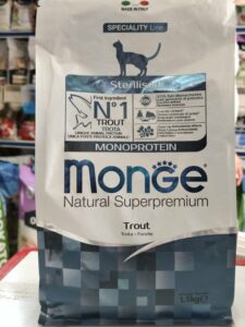 Monge stérilisé chat super premium 1.5kg