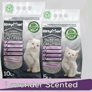 Litière Chat agglomérante parfum lavande 5 litres