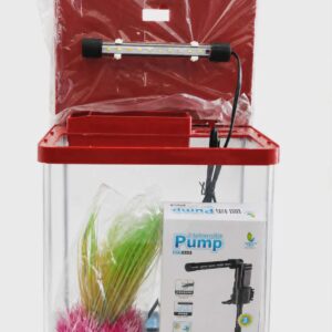 Aquarium en verre 9 litres avec tout Les accessoires